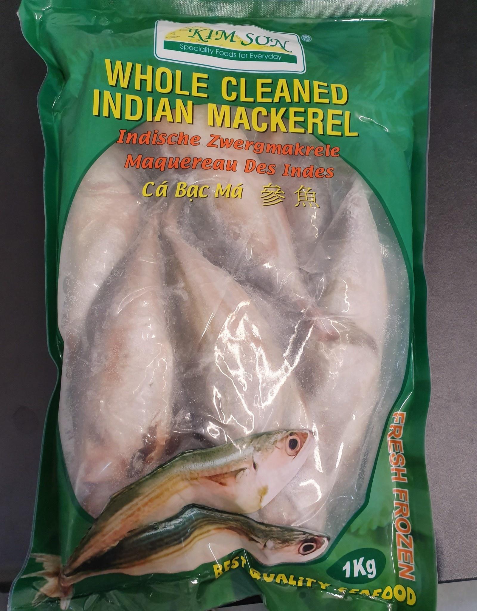 Whole Indian Mackerel 1kg (Frozen)