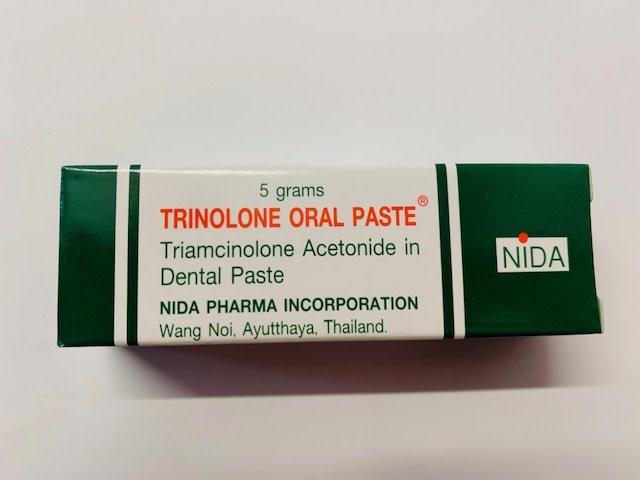 NIDA PHARMA Trinolone Oral Paste ยาป้ายแผลร้อนใน  5g