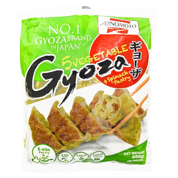 Gyoza - Vegetable + Spinach Pastry 600g (Frozen)