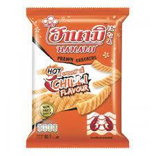 Hanami Prawn Crackers Hot Chilli Flavour